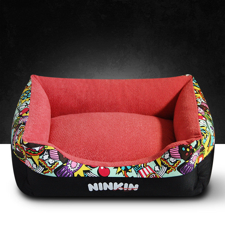 Pet bed in a trendy design